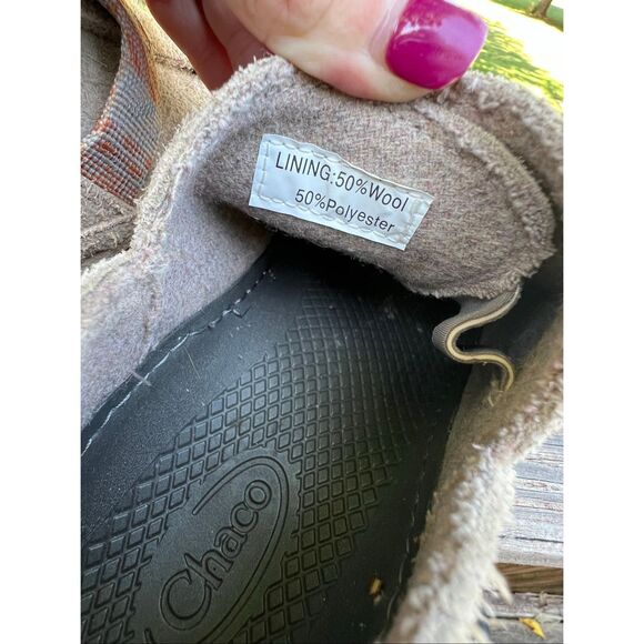 Chaco Women's Paonia Casual Textured Leather Shoes In "Natural" Tan - Picture 4 of 4